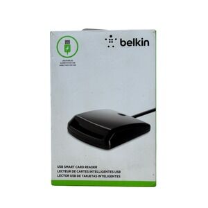 Belkin USB Smart Card Reader Black F4U058-USB CAC PIV Reader